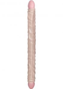 Slim Jim Duo Double Dong 17 Inch Ivory