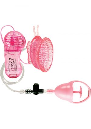 BUTTERFLY CLITORAL PUMP PINK