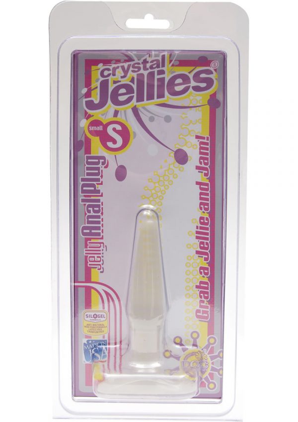 Crystal Jellies Jelly Butt Plug Small Sil A Gel Clear