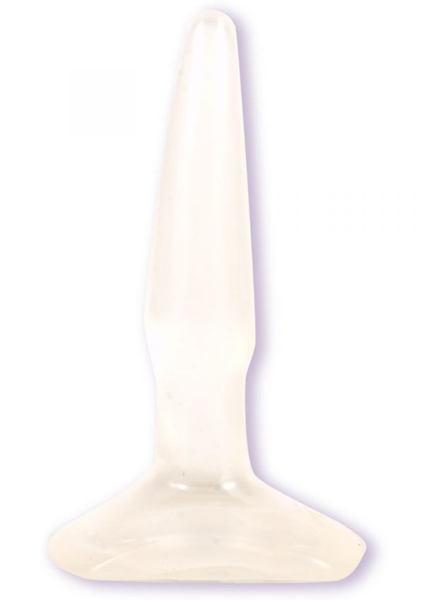 Crystal Jellies Jelly Butt Plug Small Sil A Gel Clear