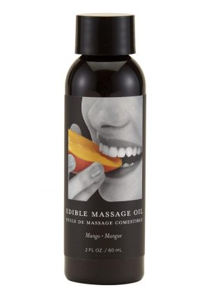 Earthly Body Edible Massage Oil Mango 2 Ounce