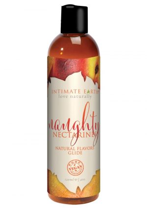 Intimate Earth Natural Flavors Glide Naughty Nectarines 4oz