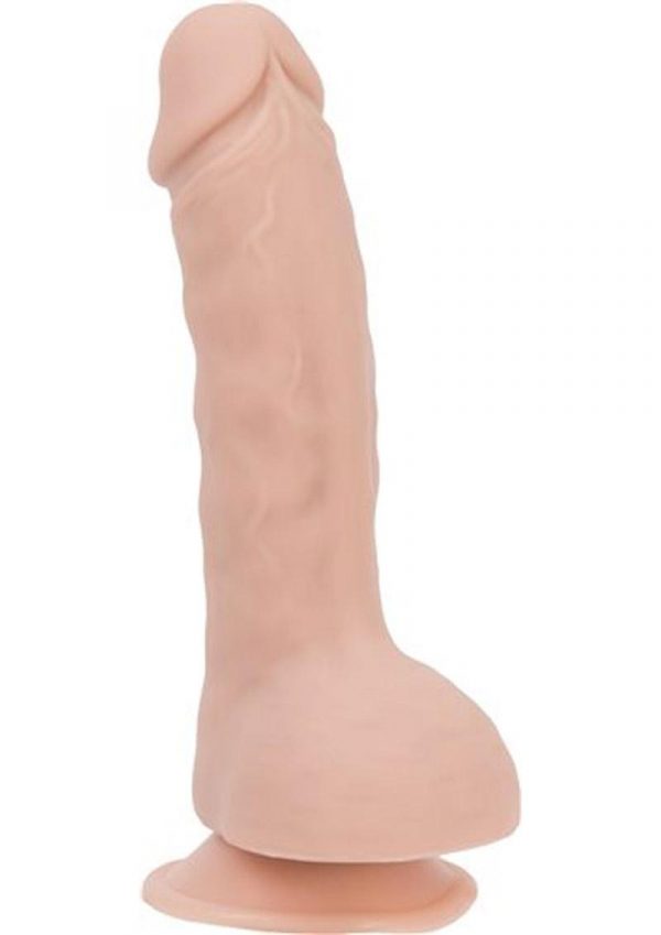 Addiction Toy Collection Brad Silicone Realistic Dildo With Balls Flesh 7.5 Inch