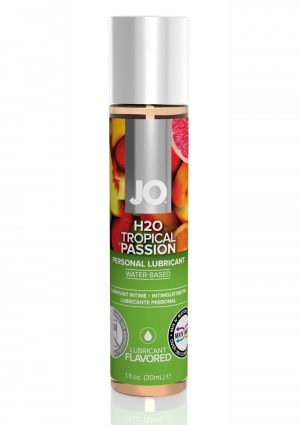 Jo H2O Water Based Flavored Lubricant Tropical Passion 1 Ounce