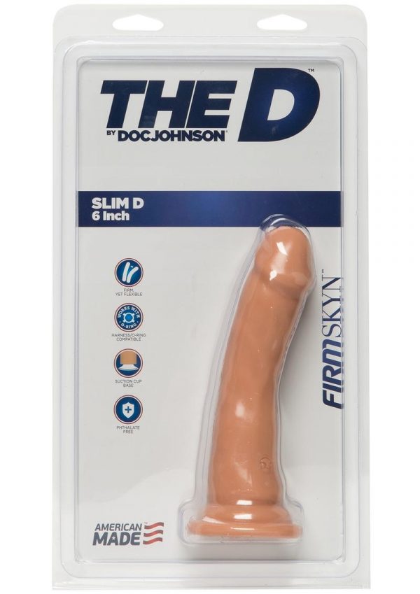 The D Slim D FirmSkyn Vanilla 6 Inches