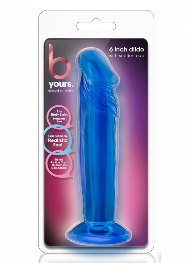 B Yours Sweet N Small Dildo 6in - Blue