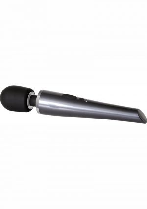 Mighty Metallic Wand Silicone USB Rechargeable Waterproof Black 12 Inches