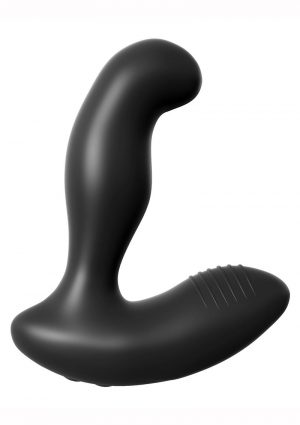 Anal Fantasy Elite Silicone Electro Stim Prostate Vibe USB Rechargeable Waterproof Black 5.25 Inches