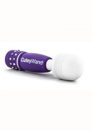 Play With Me Cutey Wand Vibrating Silicone Head - Purple