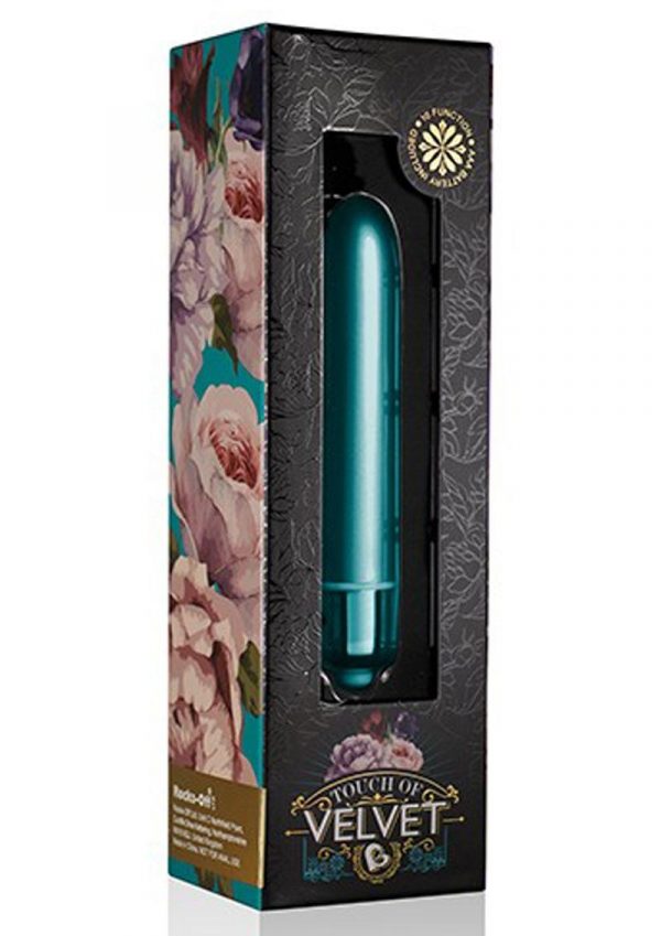 Touch Of Velvet Peacock Petals Vibrator Multispeed Waterproof