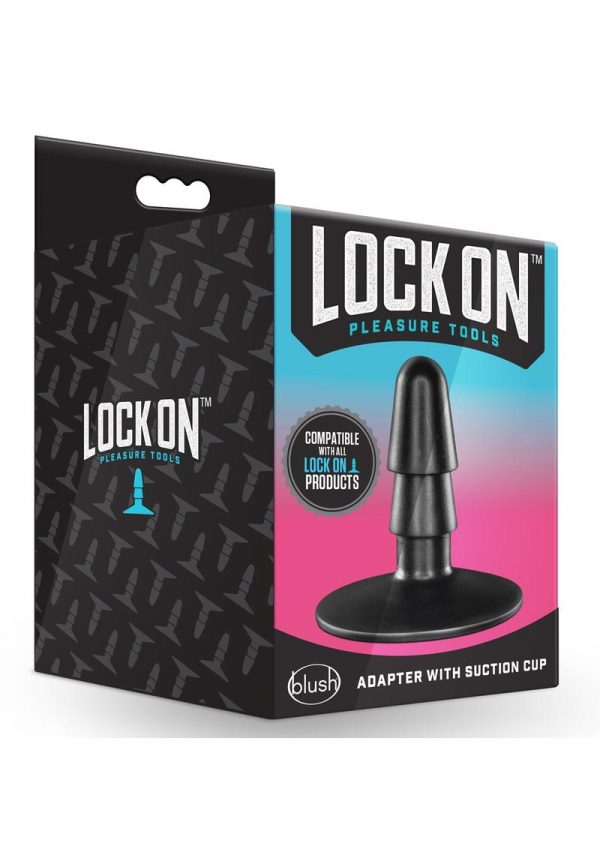 Lock On Adapter With suction Cup Black
