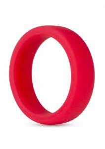 Performance Silicone Go Pro Cock Ring Red 1.5 Inch Diameter