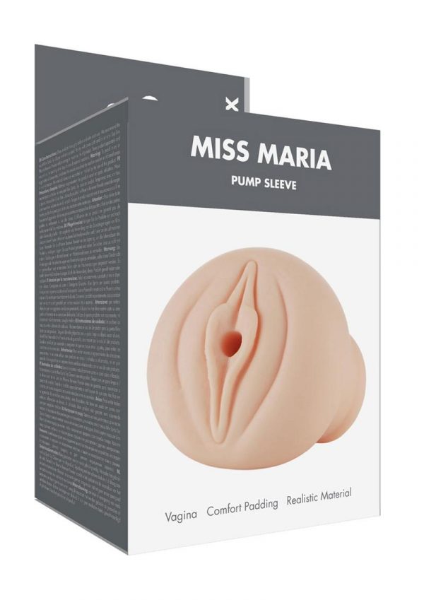 Linx Miss Maria Realistic Vagina Pump Sleeve Waterproof Flesh