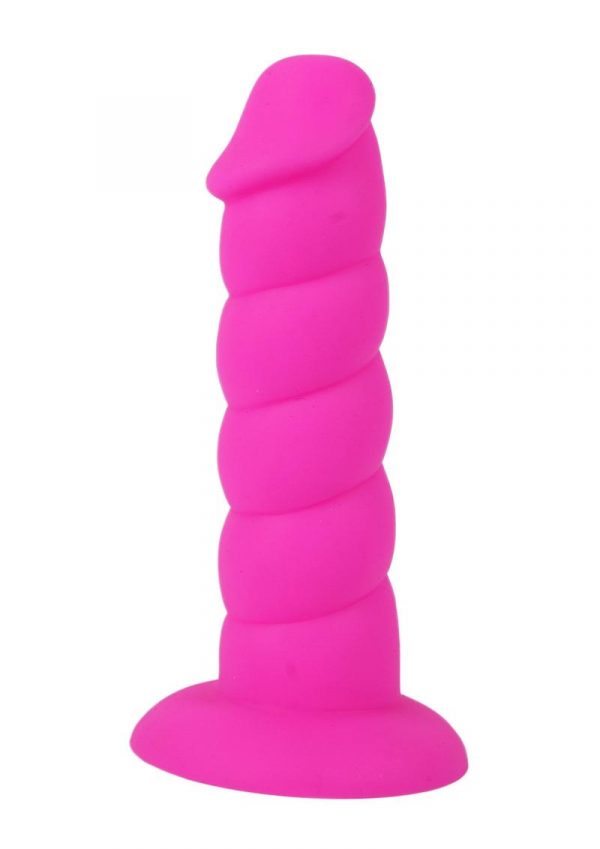 Rock Candy Suga Daddy 5.5 Dildo Non Vibrating Suction Cup Base Pink