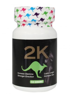 Kangaroo 2K Green Male Sexual Enhancement 12 Pills Per Bottle