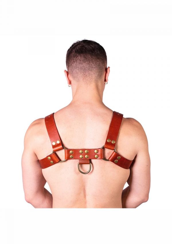 Prowler Red Butch Harness Brn/brs Md