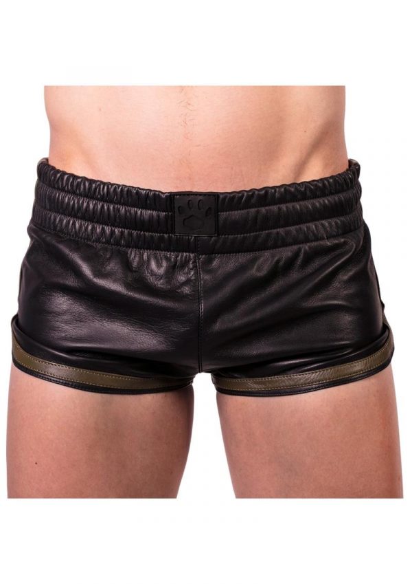 Prowler Red Leather Sport Shorts Grn Xl