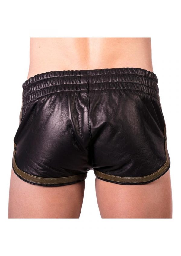 Prowler Red Leather Sport Shorts Grn Xl