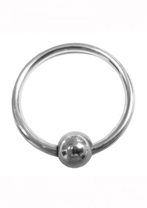 Rouge Stainless Steel Glans Ring With Ball