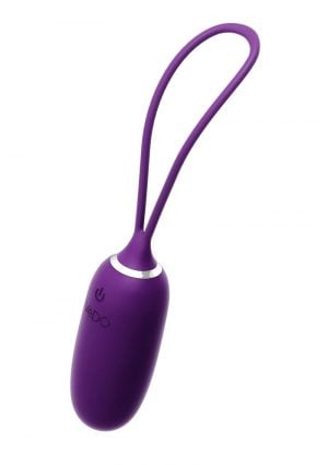 VeDO Kiwi Rechargeable Silicone Insertable Bullet Vibrator - Deep Purple