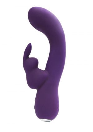 VeDO Kinky Bunny Plus Rechargeable Silicone Rabbit Vibrator - Deep Purple