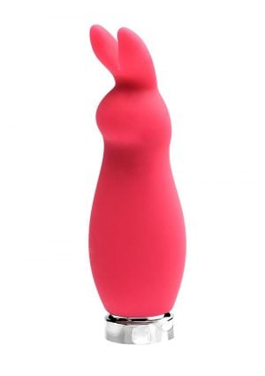 VeDO Crazzy Bunny Rechargeable Silicone Mini Vibrator - Pink