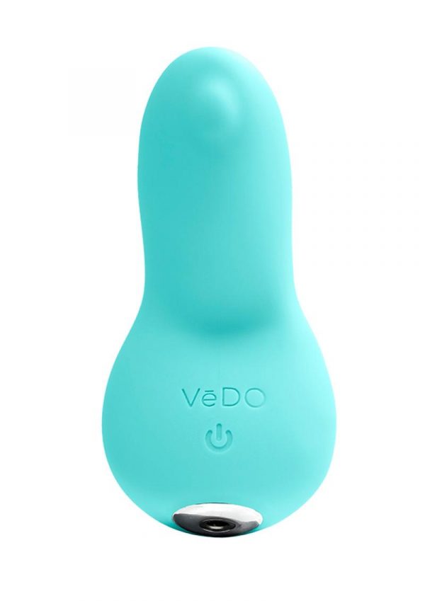 VeDO Izzy Rechargeable Silicone Clitoral Vibrator - Tease Me Turquoise