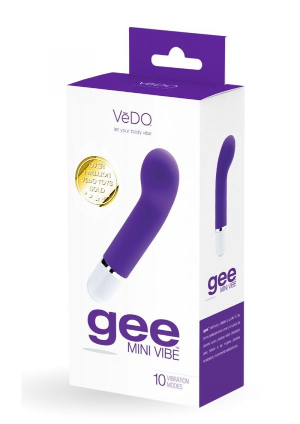 VeDO Gee Silicone Mini Vibrator - Into You Indigo