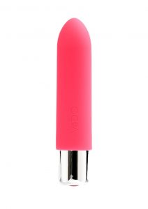 VeDO Bam Mini Rechargeable Silicone Bullet Vibrator - Foxy Pink