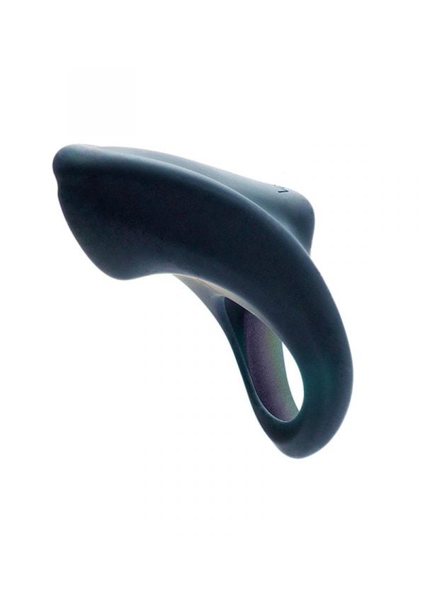 VeDO Overdrive Plus Rechargeable Vibrating Silicone Cock Ring - Just Black