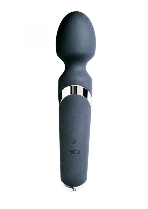 WANDA RECHARGEABLE Wand Vibe - JUST BLACK