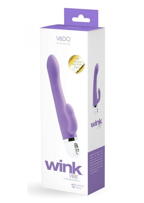 VeDO Wink Silicone Rabbit Vibrator - Orgasmic Orchid
