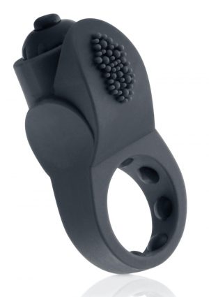 PrimO Apex Silicone Vibrating Ring - Black