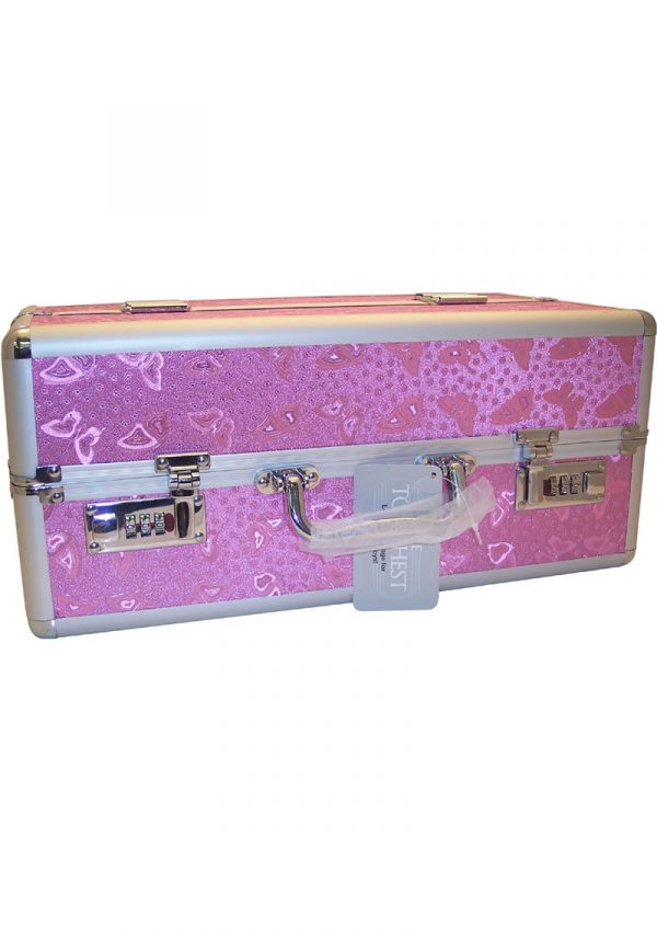 Lockable Vibrator Case Large Pink