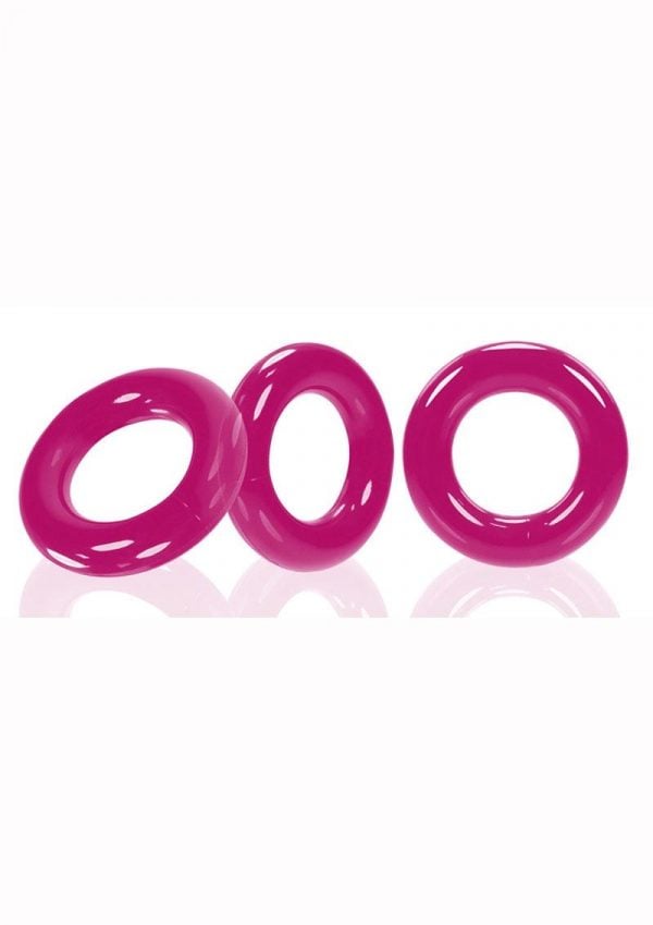 Oxballs Willy Rings Cock Ring (3 Pack) - Pink