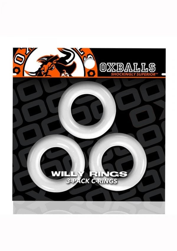 Oxballs Willy Rings Cock Ring (3 pack) - White