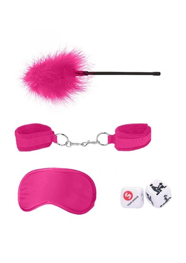 Ouch! Kits Introductory Bondage Kit #2 4pc - Pink