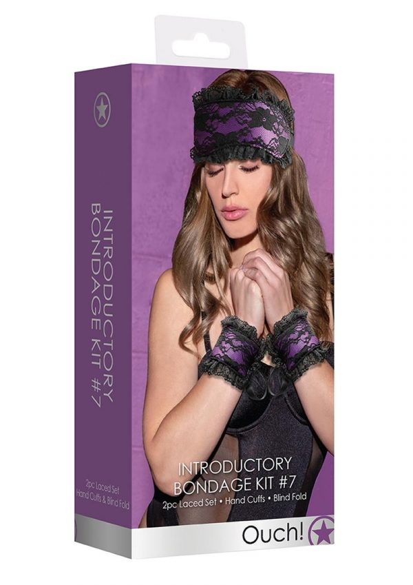 Ouch! Kits Introductory Bondage Kit #7 2pc - Purple