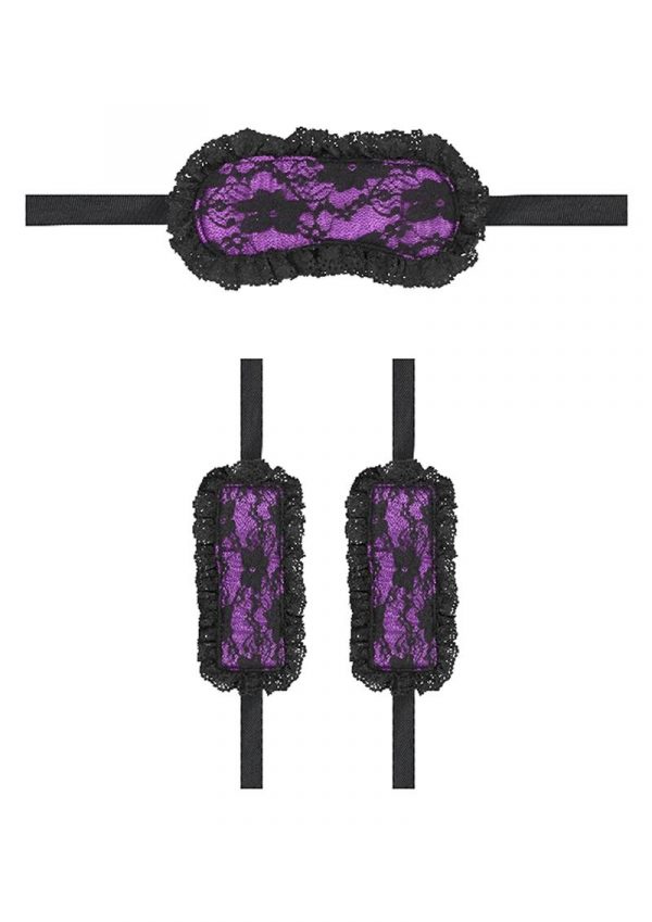 Ouch! Kits Introductory Bondage Kit #7 2pc - Purple