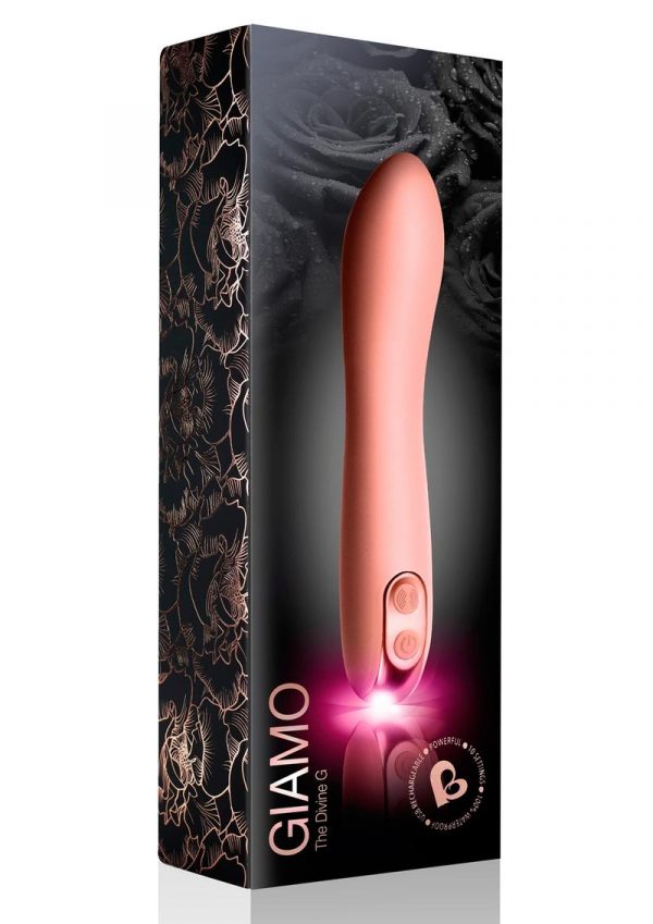 Giamo Silicone Rechargeable G-Spot Vibrator - Pink