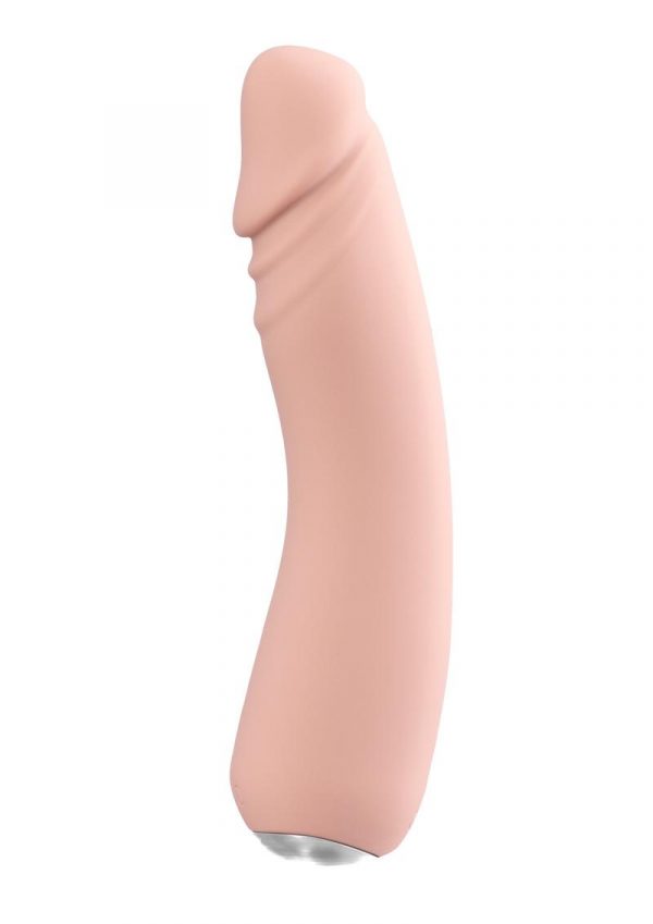 Rialto Silicone Rechargeable Vibe - Vanilla