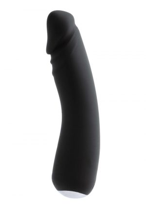 Rialto Silicone Rechargeable Vibe - Black Pearl