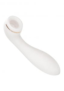 Empowered Smart Pleasure Idol Silicone Rechargeable Stimulator - White