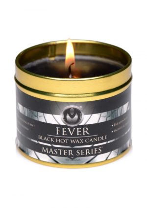 Master Series Fever Hot Wax Candle - Black