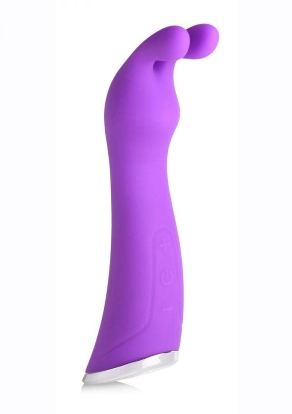 Gossip Zippy 28x Rechargeable Silicone Rabbit Vibrator - Purple