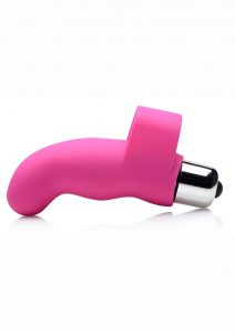 Gossip G-Thrill Rechargeable Silicone One Touch G-Spot Vibrator with Full Size Bullet - Pink