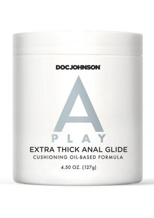 A-Play Extra Thick Anal Glide Cushioning Oil-Based Formula 4.5oz