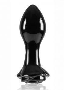 Crystal Premium Glass Rose Probe - Black