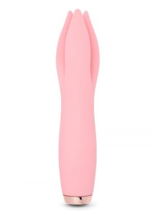 Nu Sensuelle Tulip Silicone Rechargeable Clitoral Stimulator - Millennial Pink