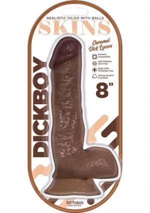Dickboy Skins Chocolate Lovers Dildo 9in